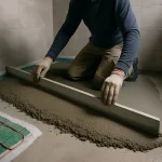 Waterdicht en stijlvol: badkamervloer storten voor strak afschot en duurzaam comfort