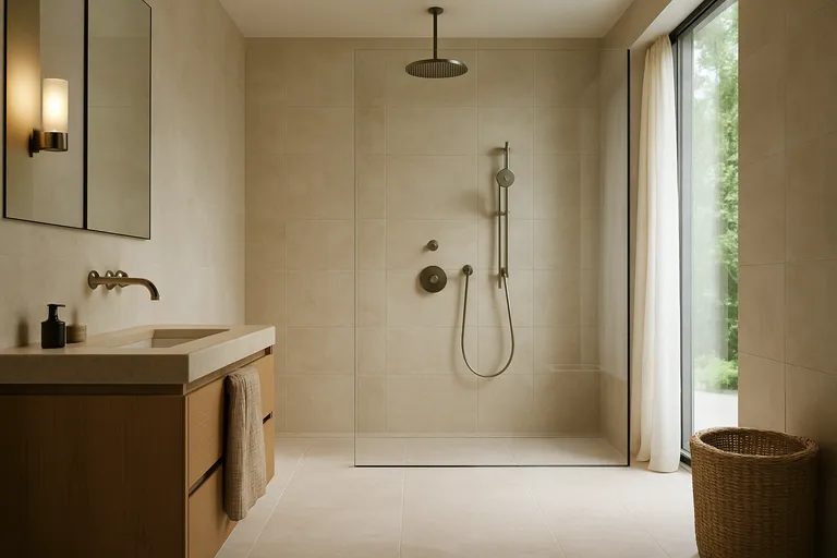 Luxe en rust in je badkamer met een inloopdouche zonder bad