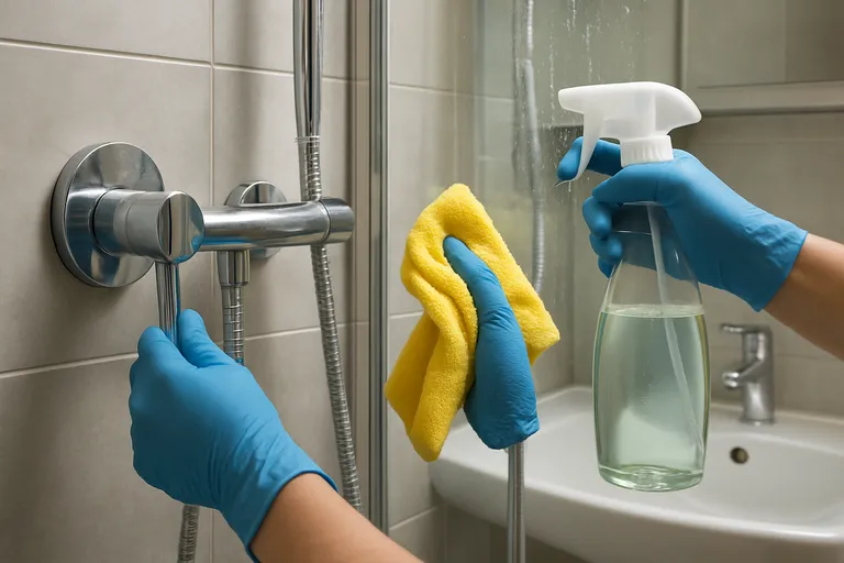 Zo maak je je badkamer kalkvrij en houd je douche en kranen stralend