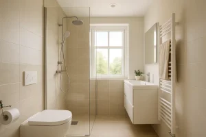 Zo verbouw je een kleine badkamer tot een lichte, ruim ogende oase